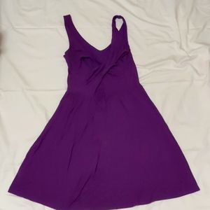 A purple dress